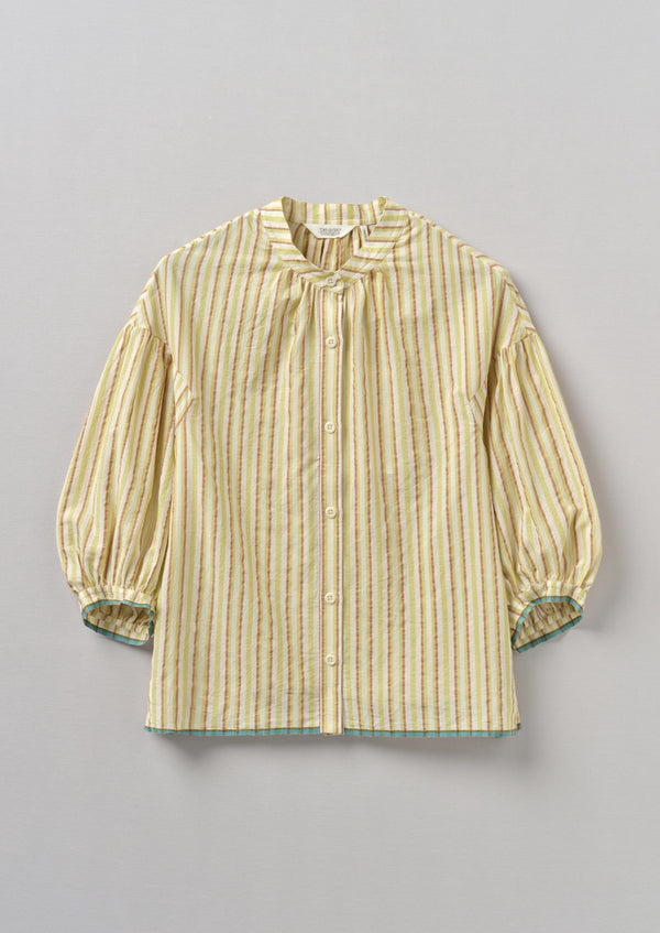 TOAST Stripe Hand Woven Mulmul Shirt