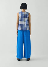 Patchwork Stripe Block Print Top