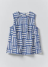 Patchwork Stripe Block Print Top