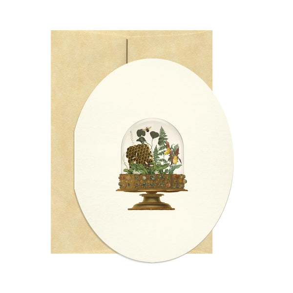 Oval Beehive Card