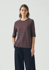 Cleo Stripe Cotton Tee