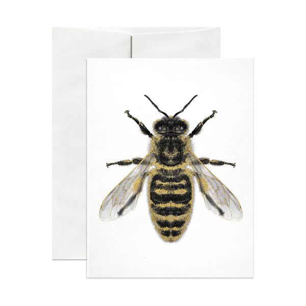 Honey Bee Foil Card