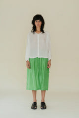 Ira Front Closure Top, Alabaster