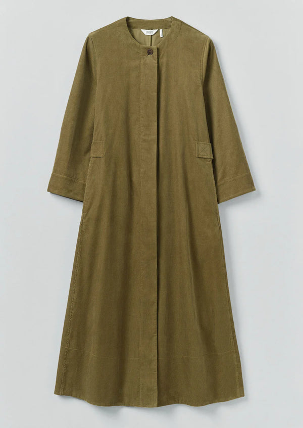 Adjustable Needlecord A-Line Dress, Linden