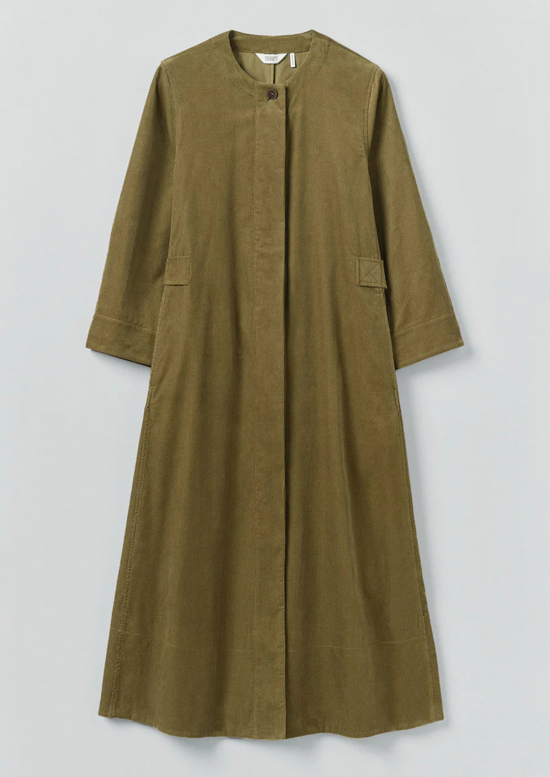 Adjustable Needlecord A-Line Dress, Linden