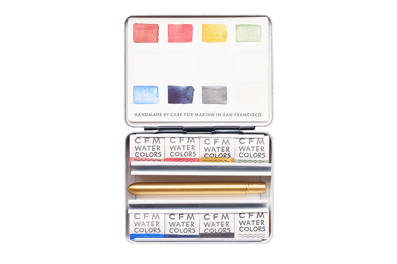 Mini Matte Gold Travel Brush, Round 2