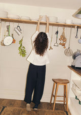 Crockery Edge Cotton Poplin Top