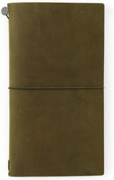 Traveler's notebook in Olive leather