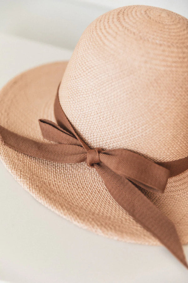 The Tan Violetto, Dark Brown Ribbon