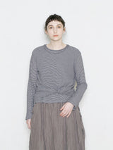 Cotton Layered Pullover T-Shirt