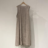 Last Flower of the Afternoon Sleeveless Tablier Robe