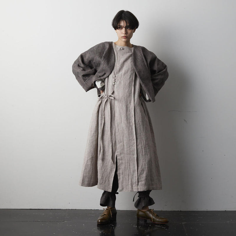 Last Flower of the Afternoon Sleeveless Tablier Robe