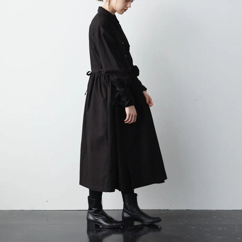 Last Flower of the Afternoon Gathered Shirt Dress