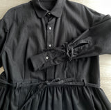 Last Flower of the Afternoon Gathered Shirt Dress