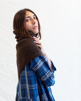 Pennyroyal alpaca shawl